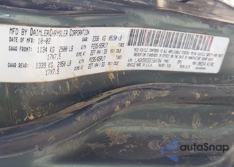 2003 Jeep Grand Cherokee Limited из США, поврежденный, VIN 1J4GX58S33C564784